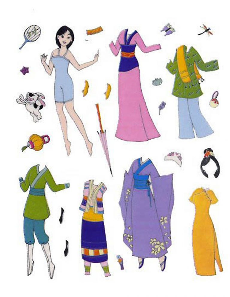 recortable mulan