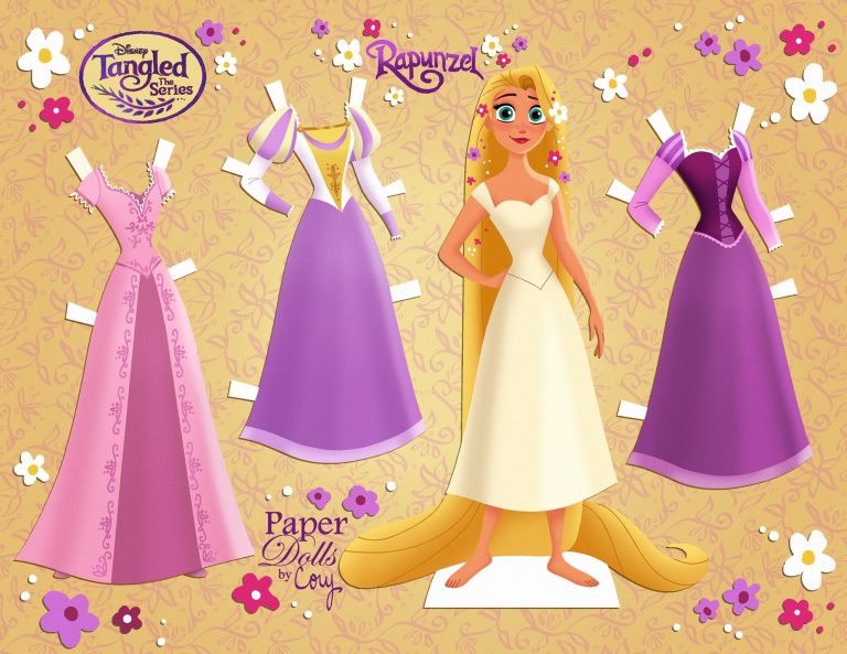 recortable rapunzel
